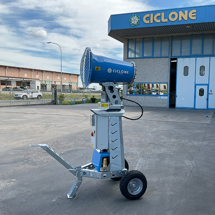 Ciclone CM202C – cannone nebulizzatore carrellato per abbattimento polveri