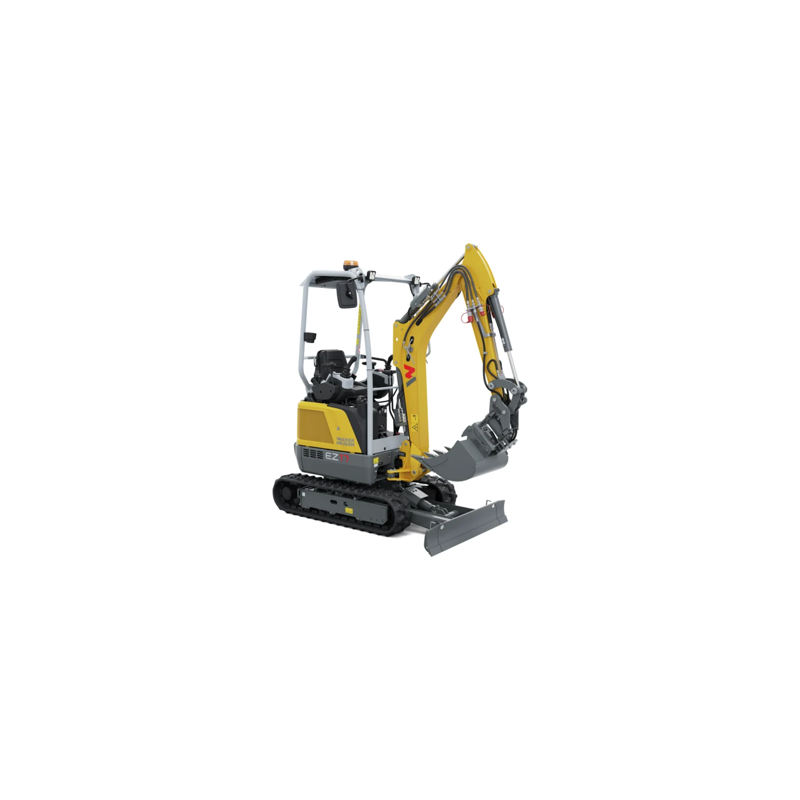 Wacker Neuson EZ17 escavatore cingolato su sfondo bianco - Gruppo Festa Matera